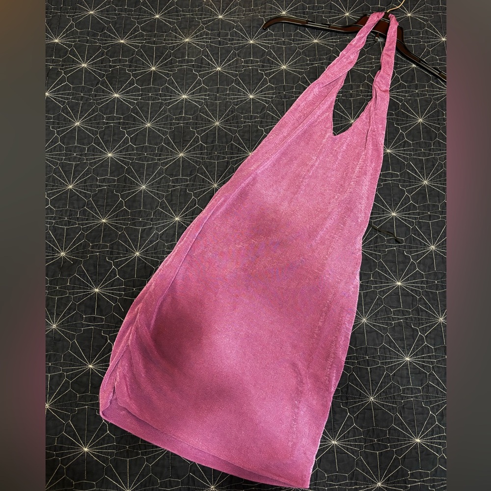 Princess Polly mini pink halter dress